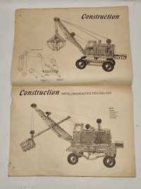 Instrukcja CONSTRUCTION Młody Konstruktor DDR - PRL !