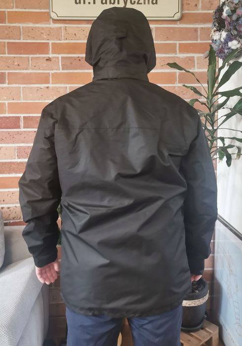 Kurtka męska przeciwdeszczowa oddychająca hydrofobowa Quecha Xl.