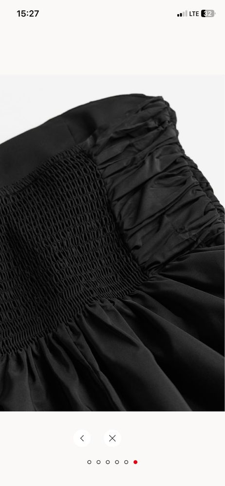 Sukienka czarna bez ramiączek