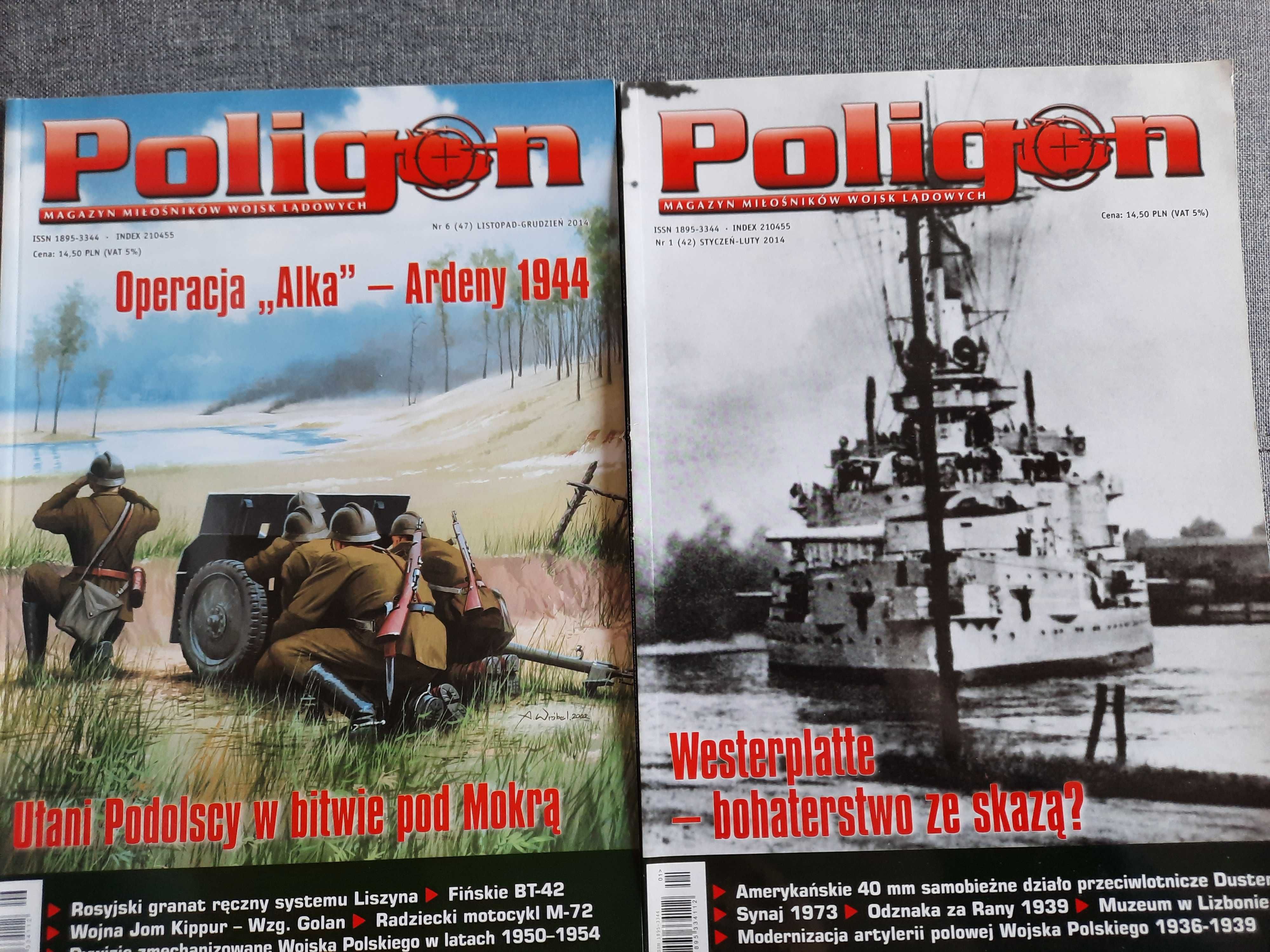Poligon - Magazyn miłośników wojsk lądowych 8 numerów