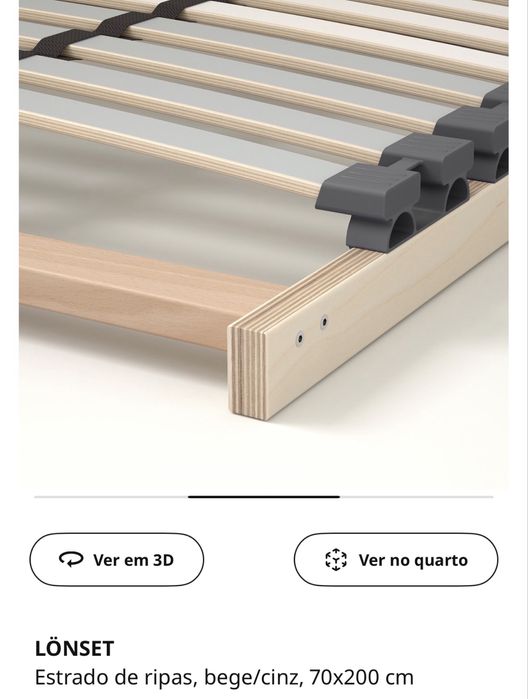 Estrado para cama de 140x200 novo