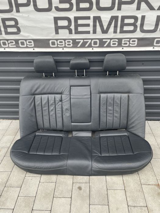 Заднє сидіння / диван / салон  Mercedes E-class W212 кожа