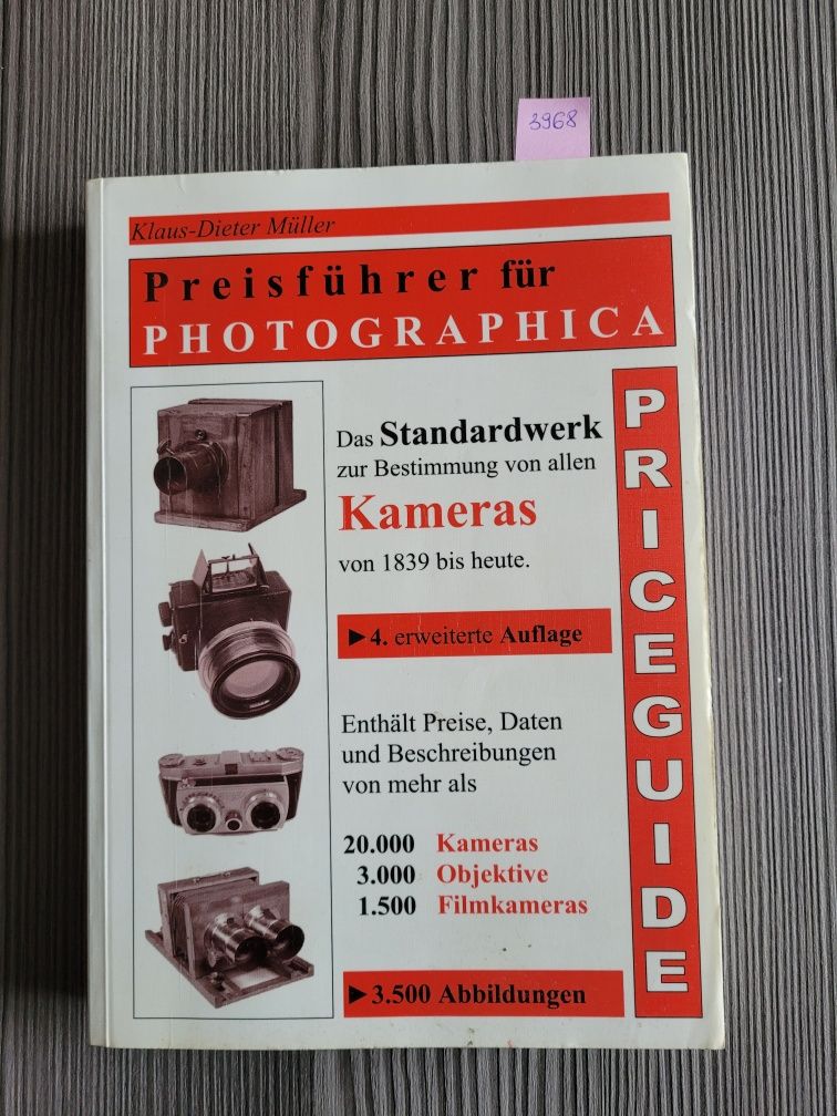 3968. "Preisfuhrer Fur Photographica" Klaus Dieter Muller