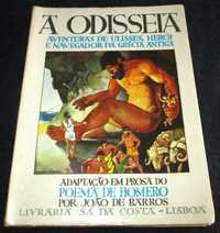 Livro A Odisseia de Homero prosa João de Barros Sá da Costa