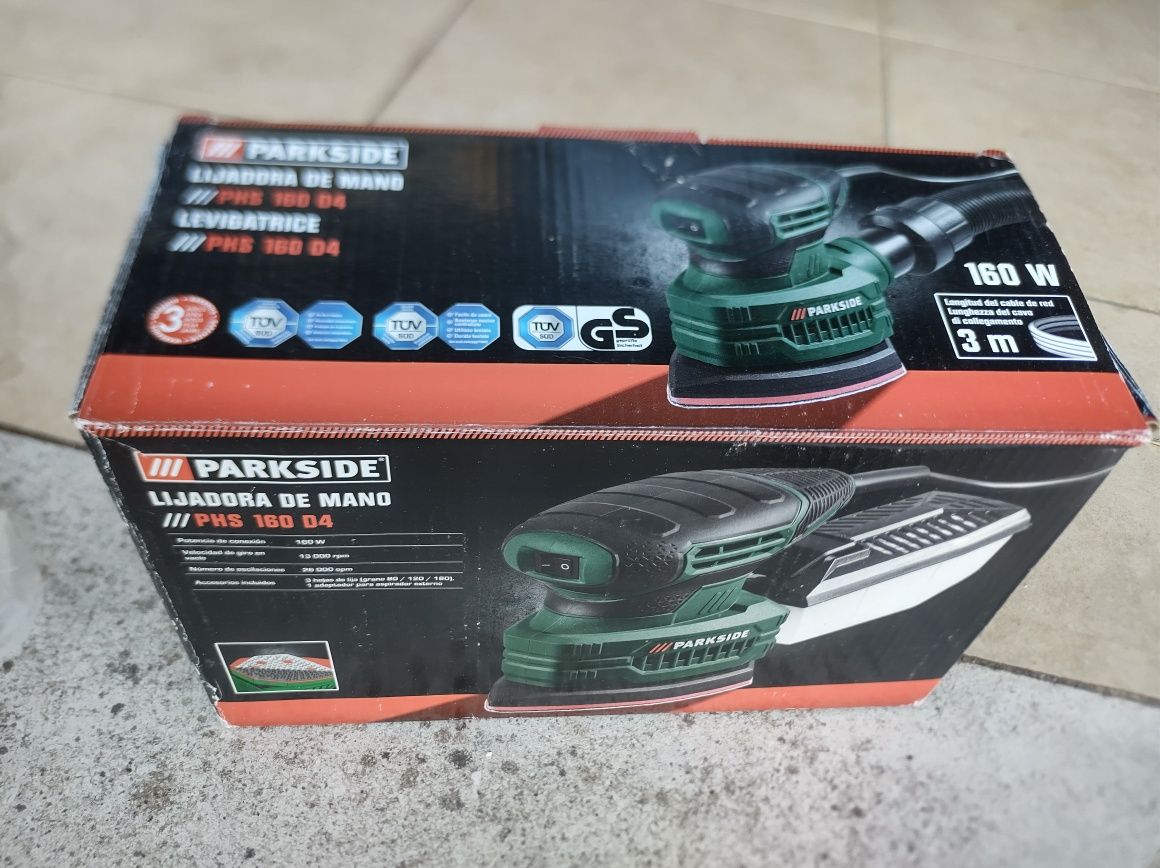 Lixadora de mão Parkside 160W