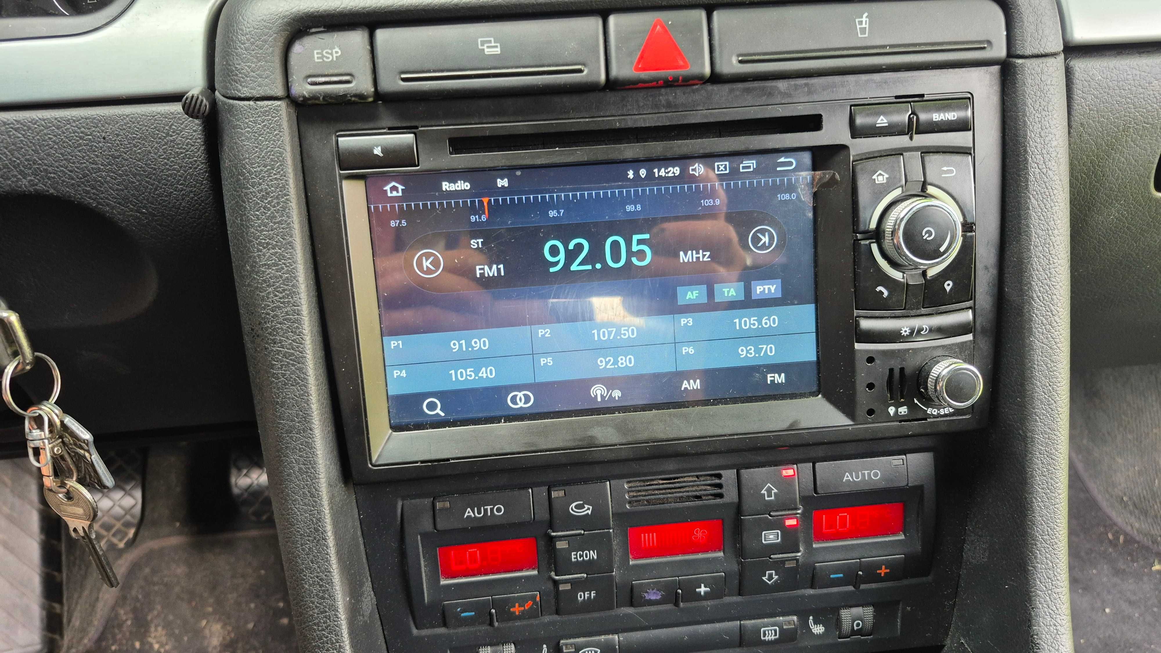 Radio 2Din Android Audi A4 B6 B7 Bluetooth Nawiga Zestaw głośnomówiący