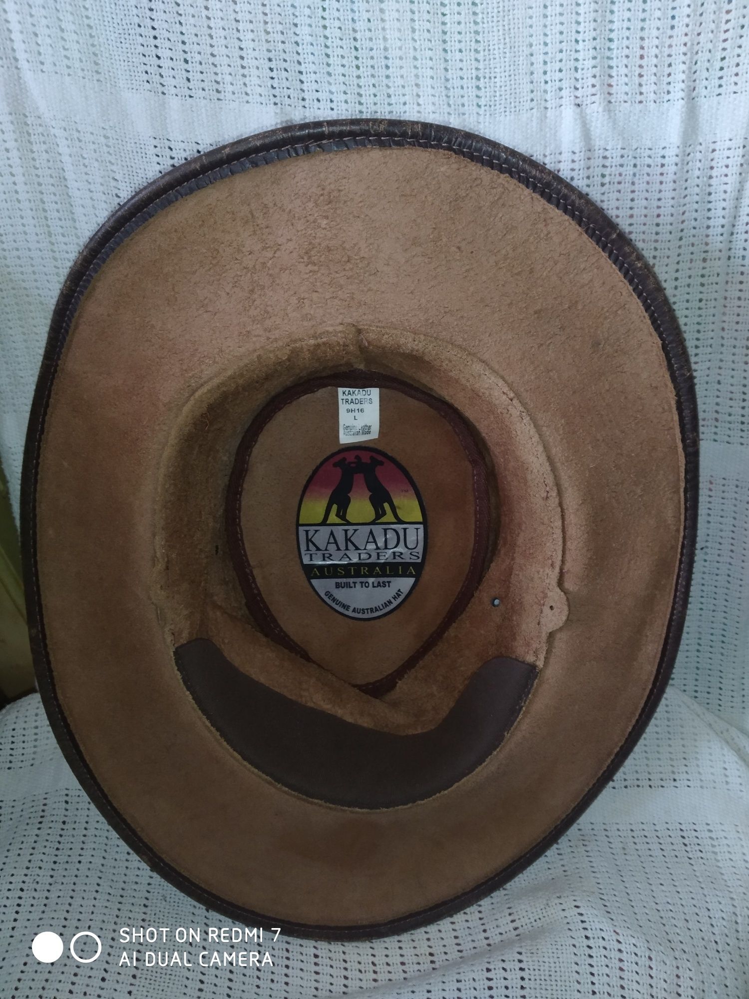 Кожаная ковбойская шляпа трекинговая от жары и холода  рыбалку байкер
