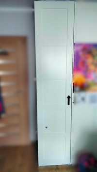 Bergsbo Ikea drzwi z zawiasami białe 50x229