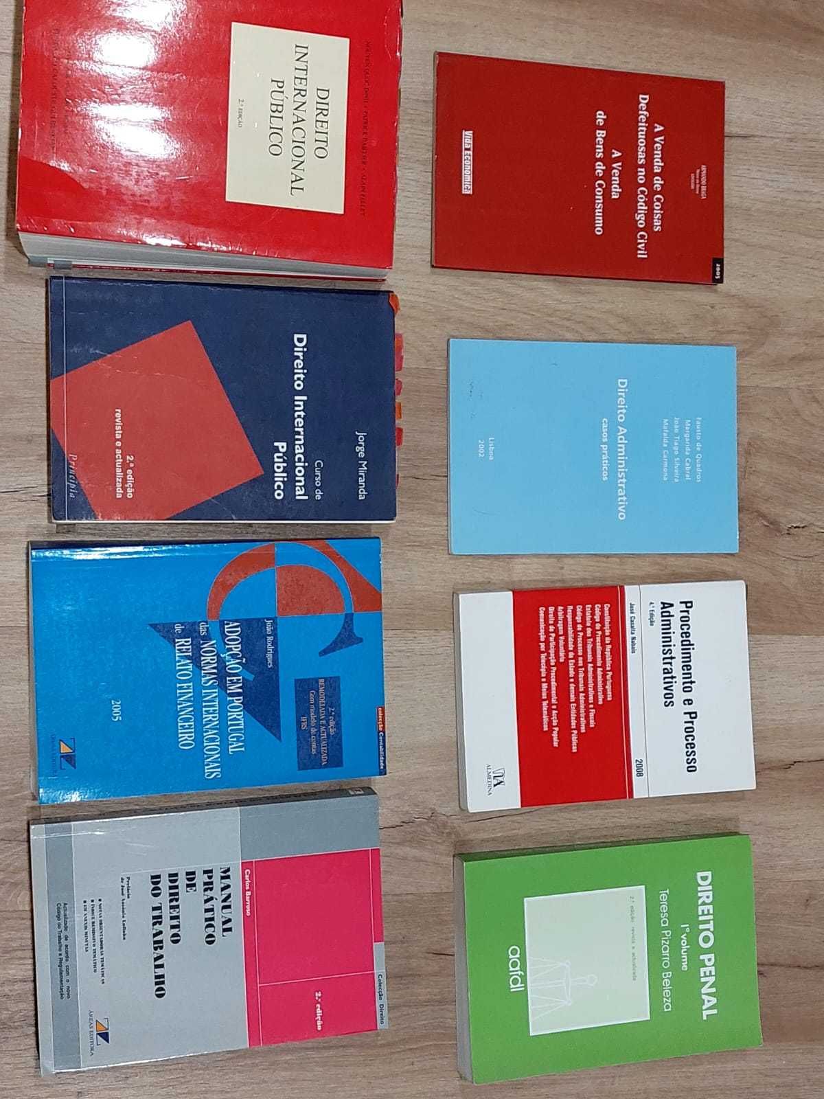 Varios livros de Direito