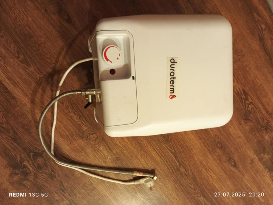 ogrzewacz elektryczny do wody 10 L duraterm z wężykami kompletny