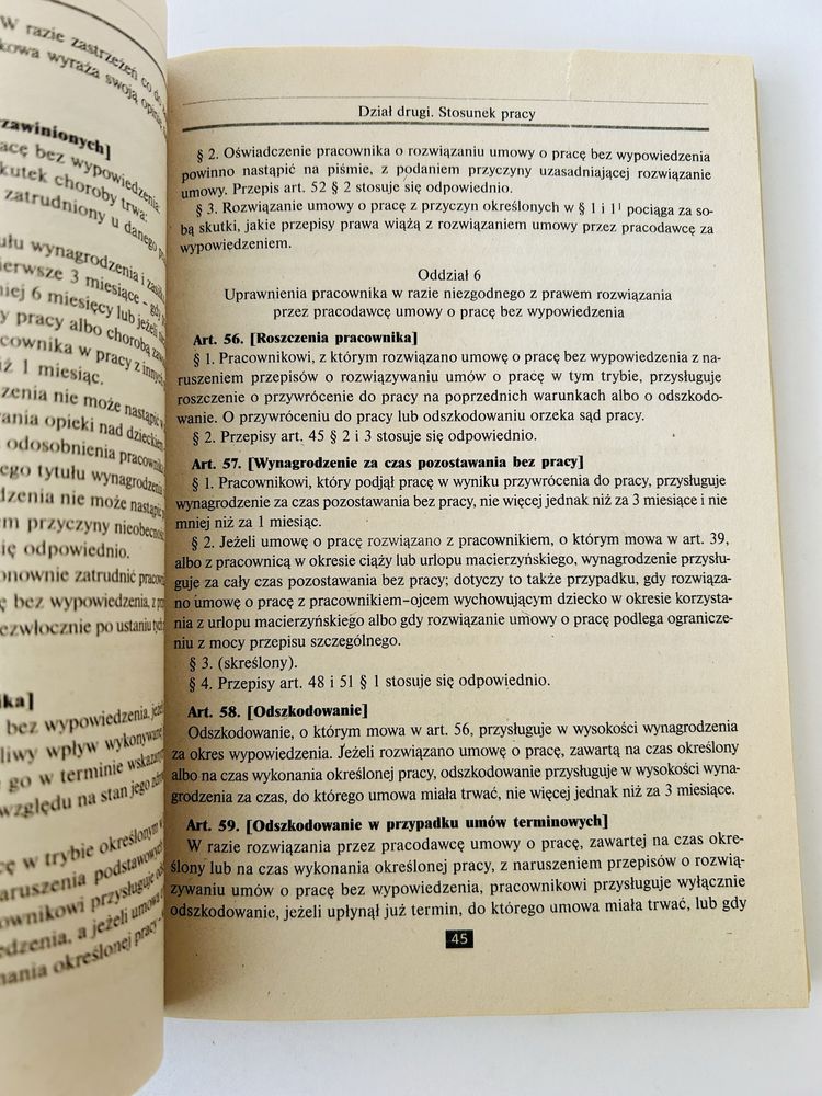 Kodeks pracy po zmianach 2007 Gazeta prawna