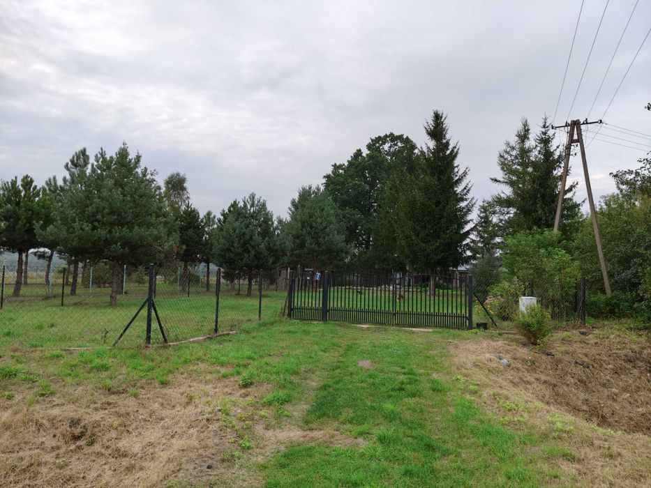 Siedlisko 1700m2 z domem i budynkami gospodarczymi + ziemia rolna.