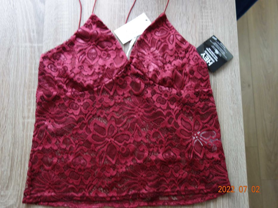 TOP koronkowy firmy NLY (Nelly), rozmiar L, NOWY