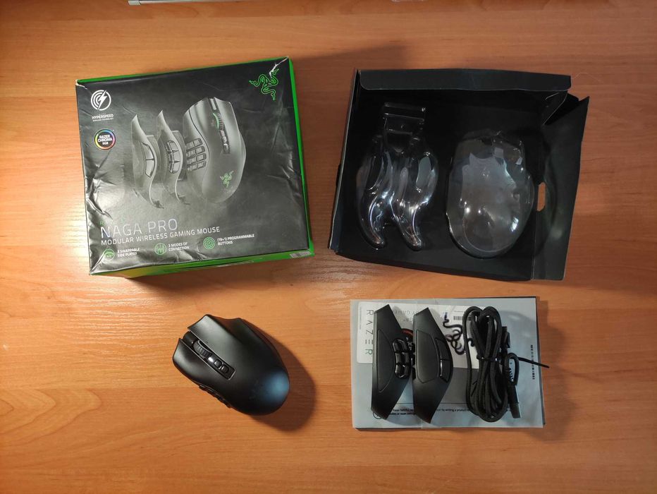 Игровая мышь Razer Naga PRO Wireless Беспроводная полный комплект!
