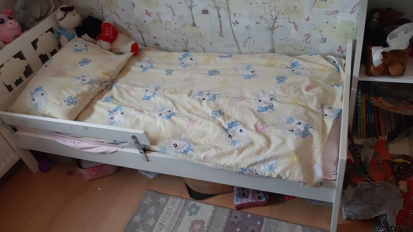 Łóżko dziecięce białe ikea