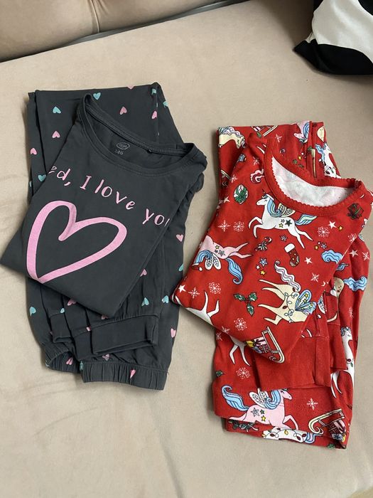 Piżamy dla dziewczynki rozmiar 146