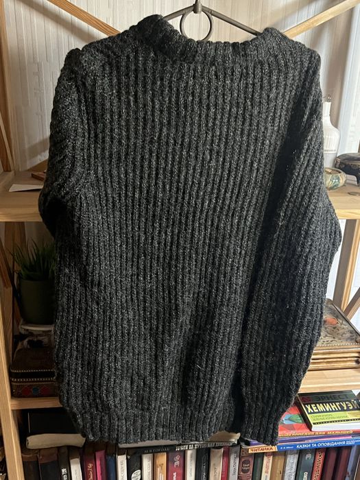 Серый Свитер Кофта CDG Comme Des Garcons Mainline Y2K