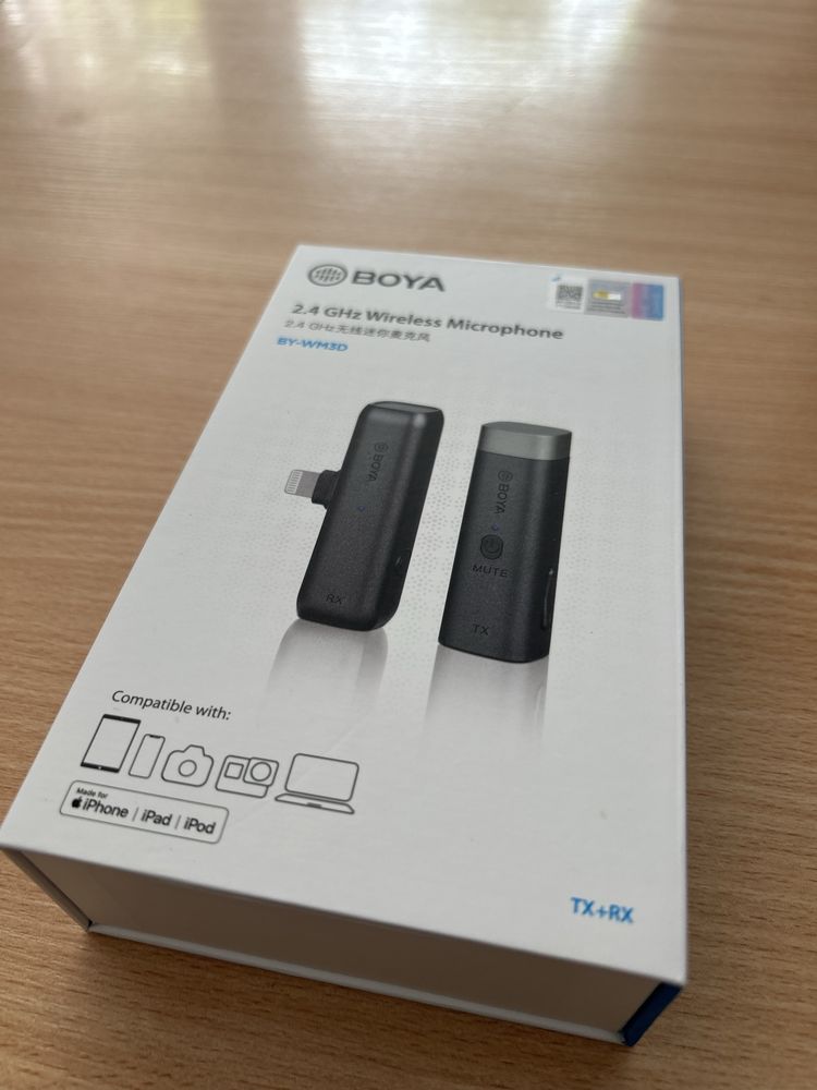 Mikrofon do smartfona Boya BY-WM3D - uniwersalny
