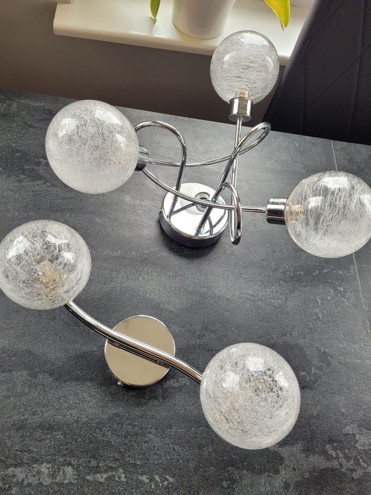 Lampa sufitowa + kinkiet
