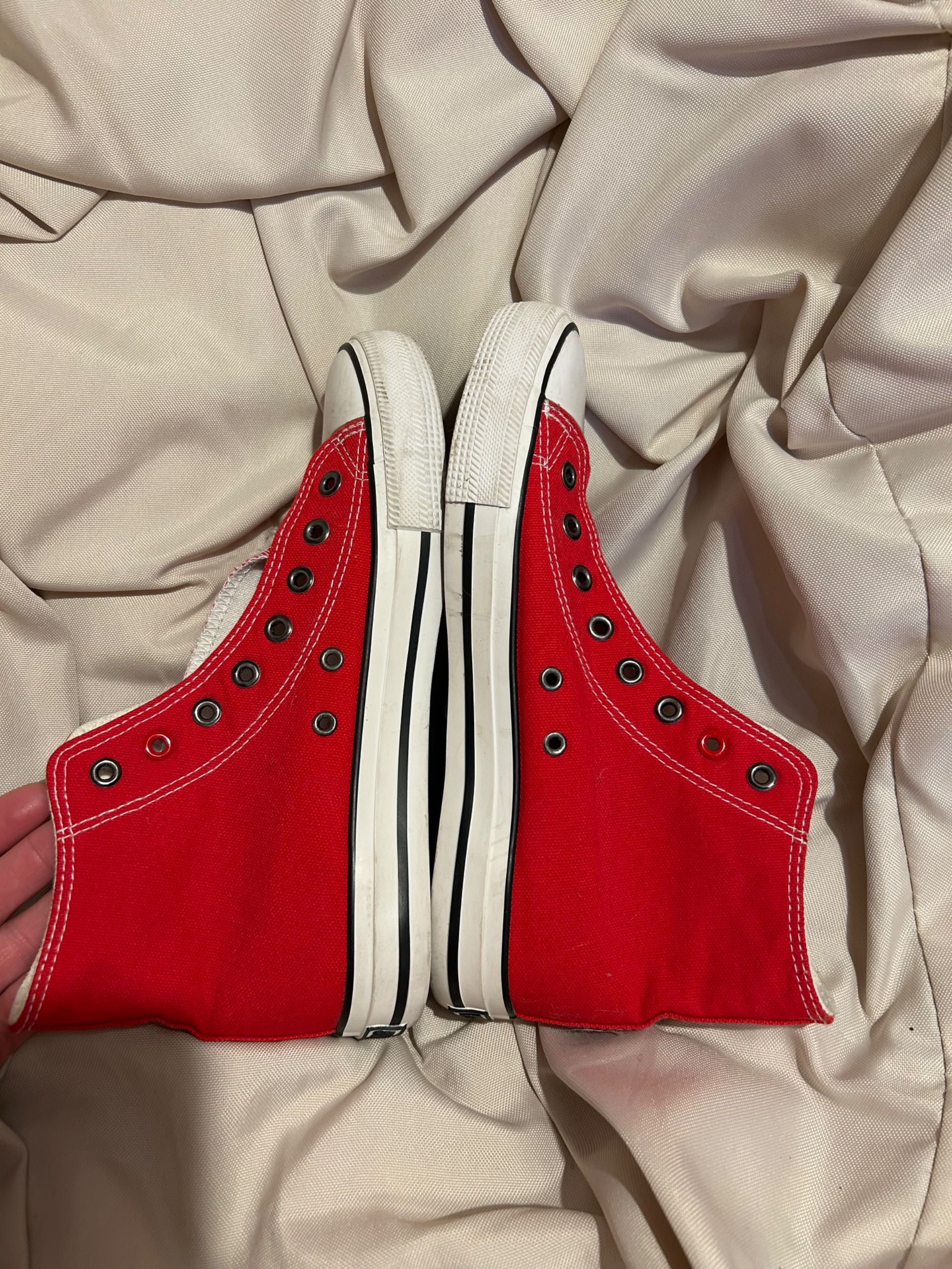 BIG STAR Trampki damskie wysokie czerwone j nowe 39- 24,5 cm wkładka
