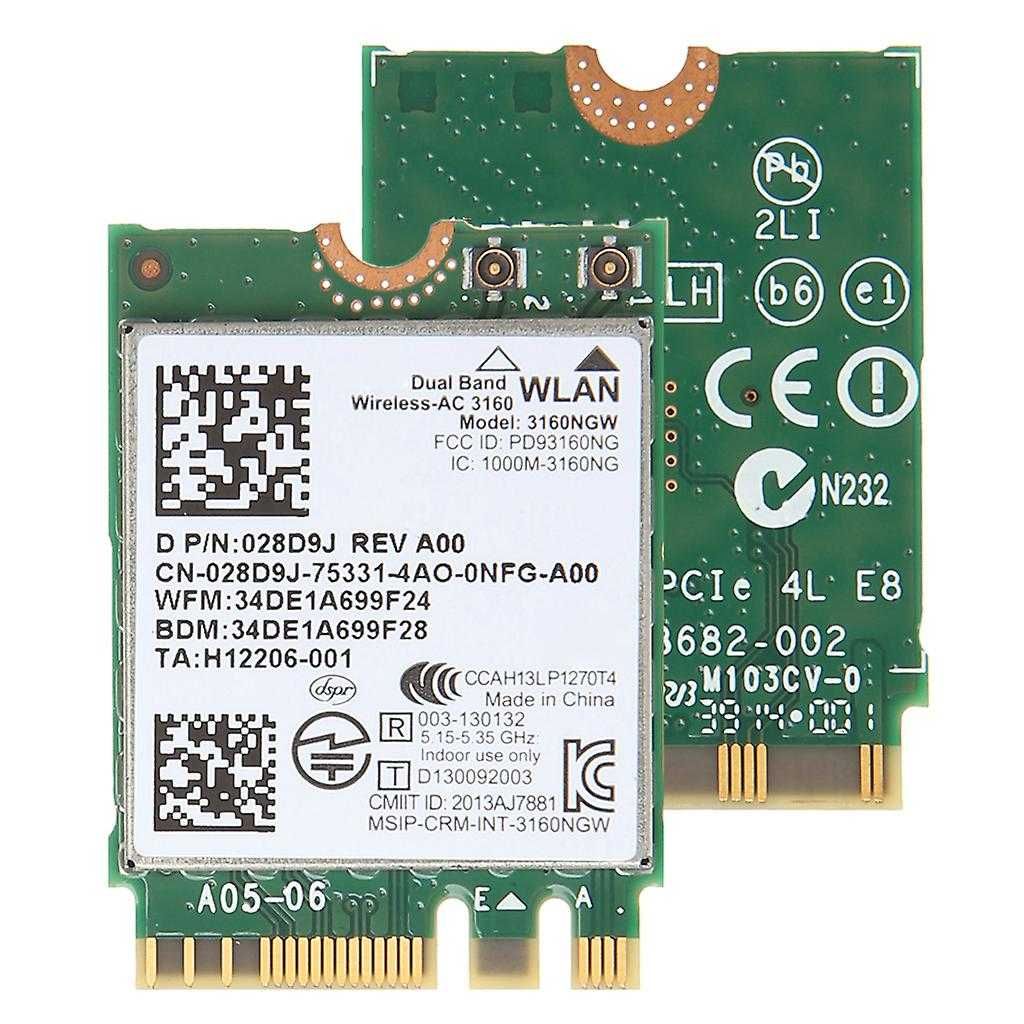 Placa de rede bluetooth/wireless AC 3160