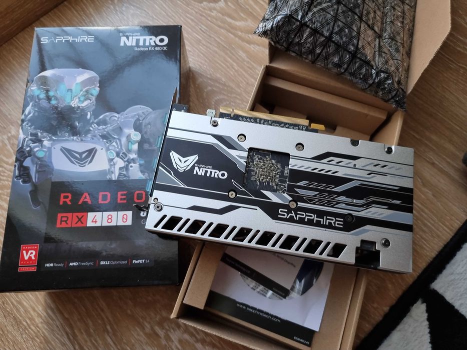 Продам відеокарту Sapphire Nitro RX480 8GB