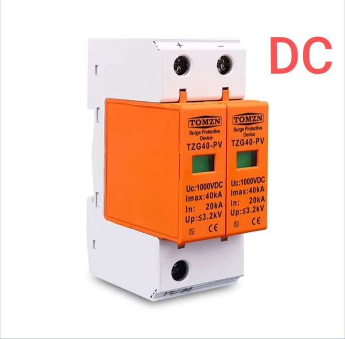 Обмежувач перенапруги, DC 2р ОПН (УЗІП), (DC-500, 600, 800, 1000v, AC,