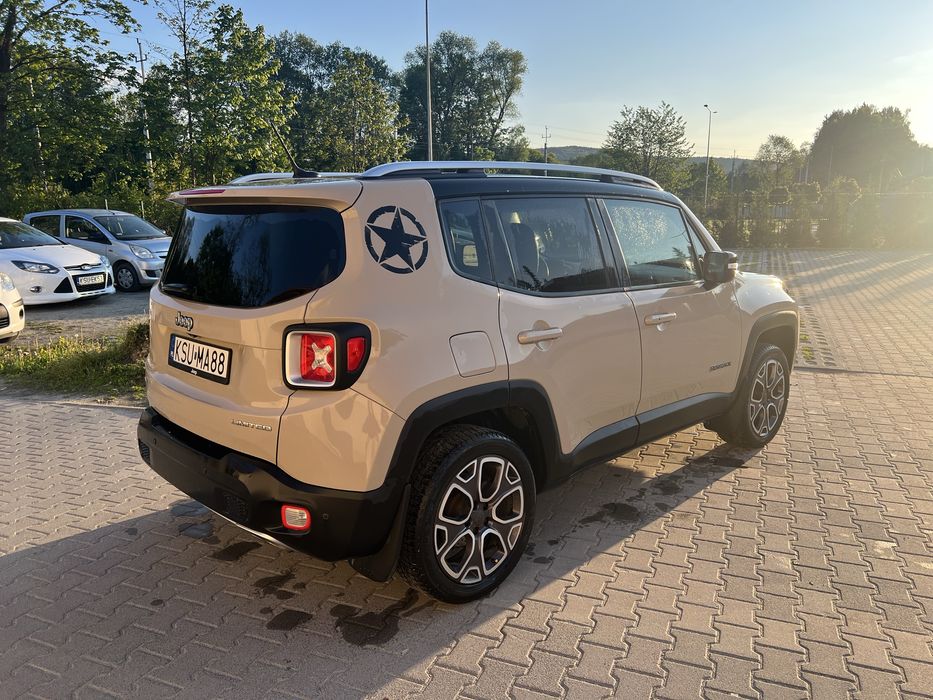 Jeep Renegade Limited 2.4 4x4 • 2015 • Automat • Skóry • Full opcja!