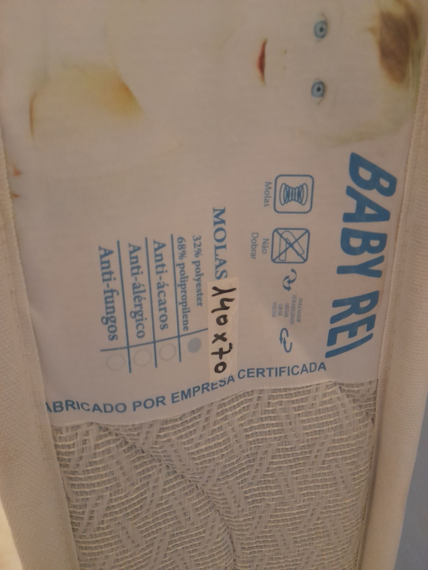 Berço de bebé e criança 70x1.40 com colchão