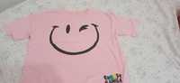 T-shirt koszulka h&m smile rozm 134/140 stan bdb