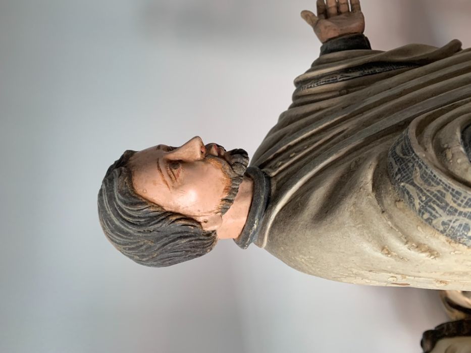 santo Inacio de Loyola/escultura arte sacra