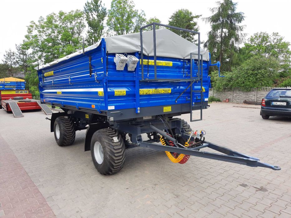 Przyczepa dwuosiowa 8T Paletowa TECHMONT