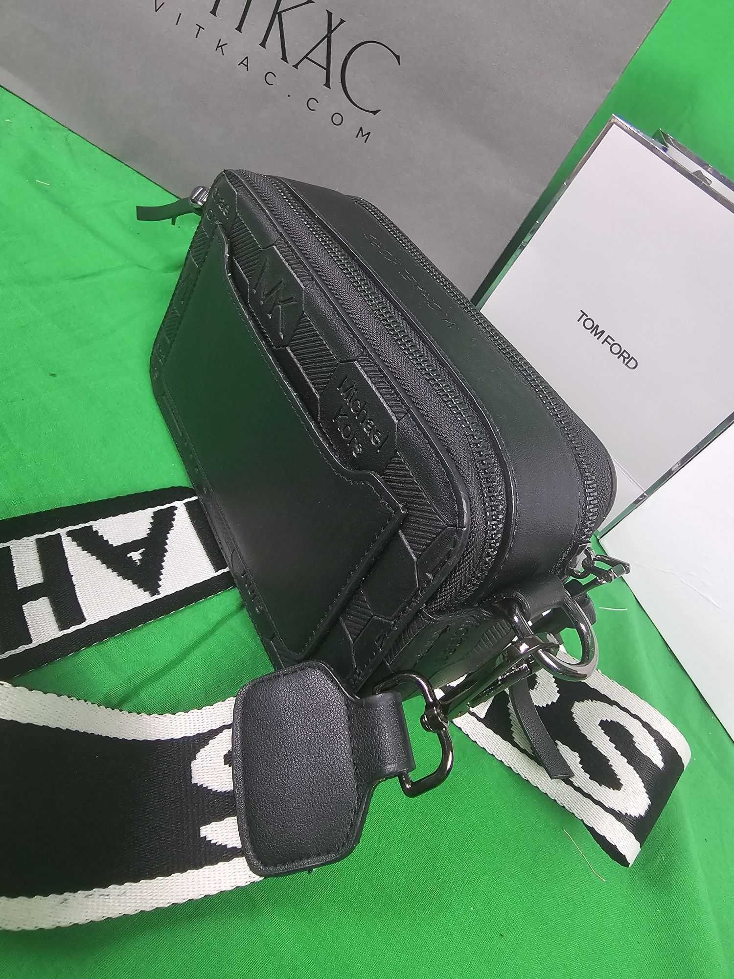 Torebka kuferek kratka Michael Kors Torba Hit Czarna Premium