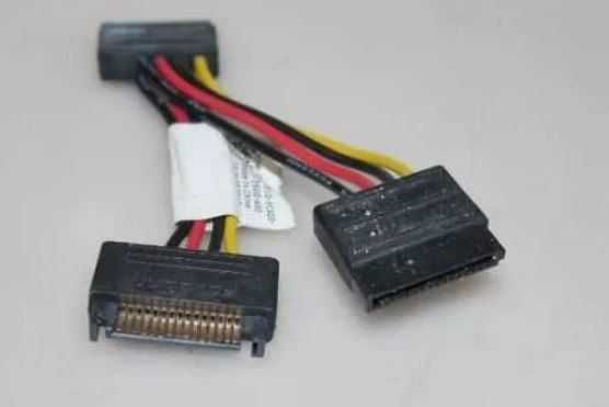 2x Adapter Rozgałęźnik kabel zasilania SATA 15 pin