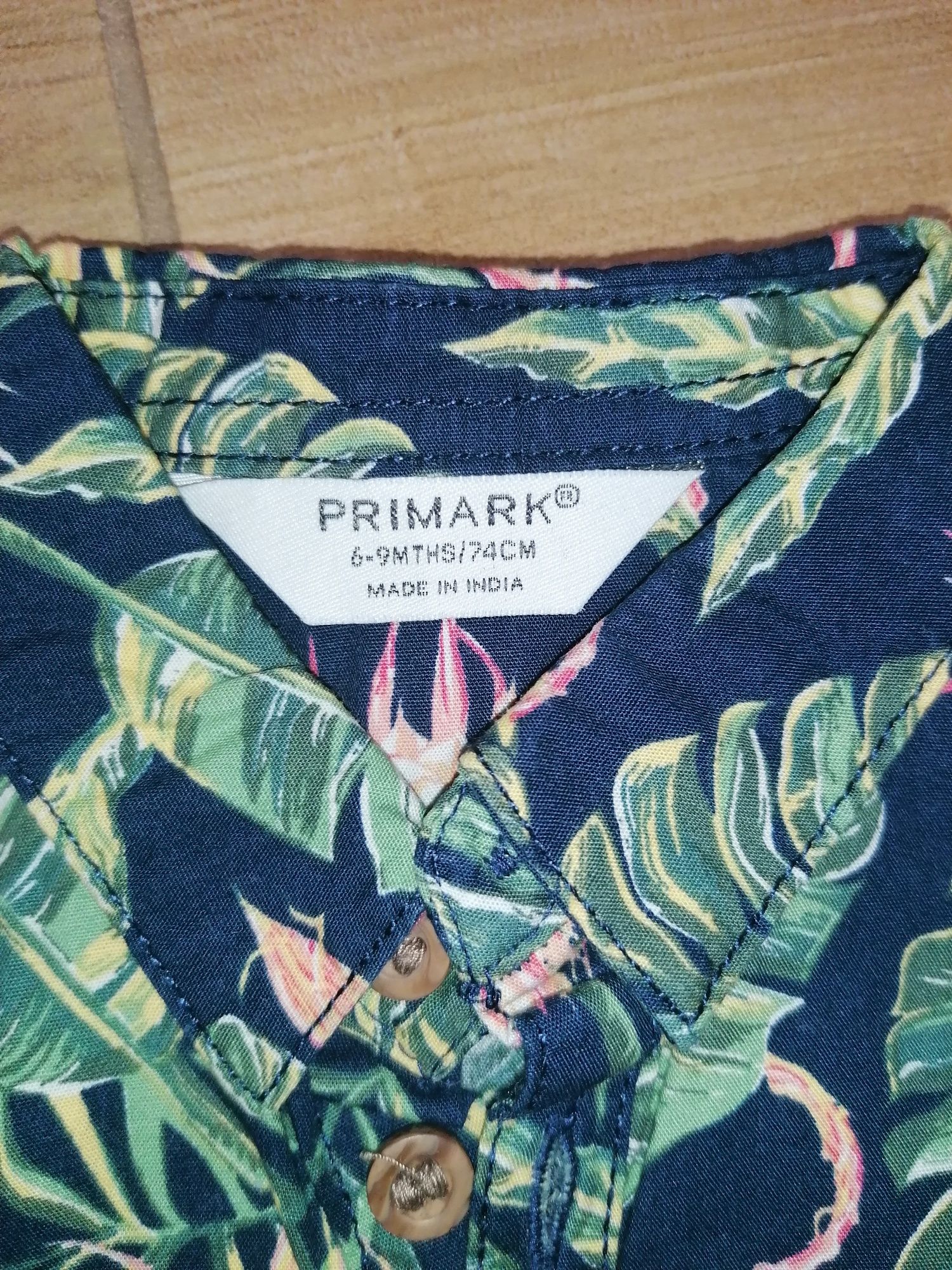 Zestaw 3x koszula elegancka lato jesień chłopiec Next Primark r. 74/80