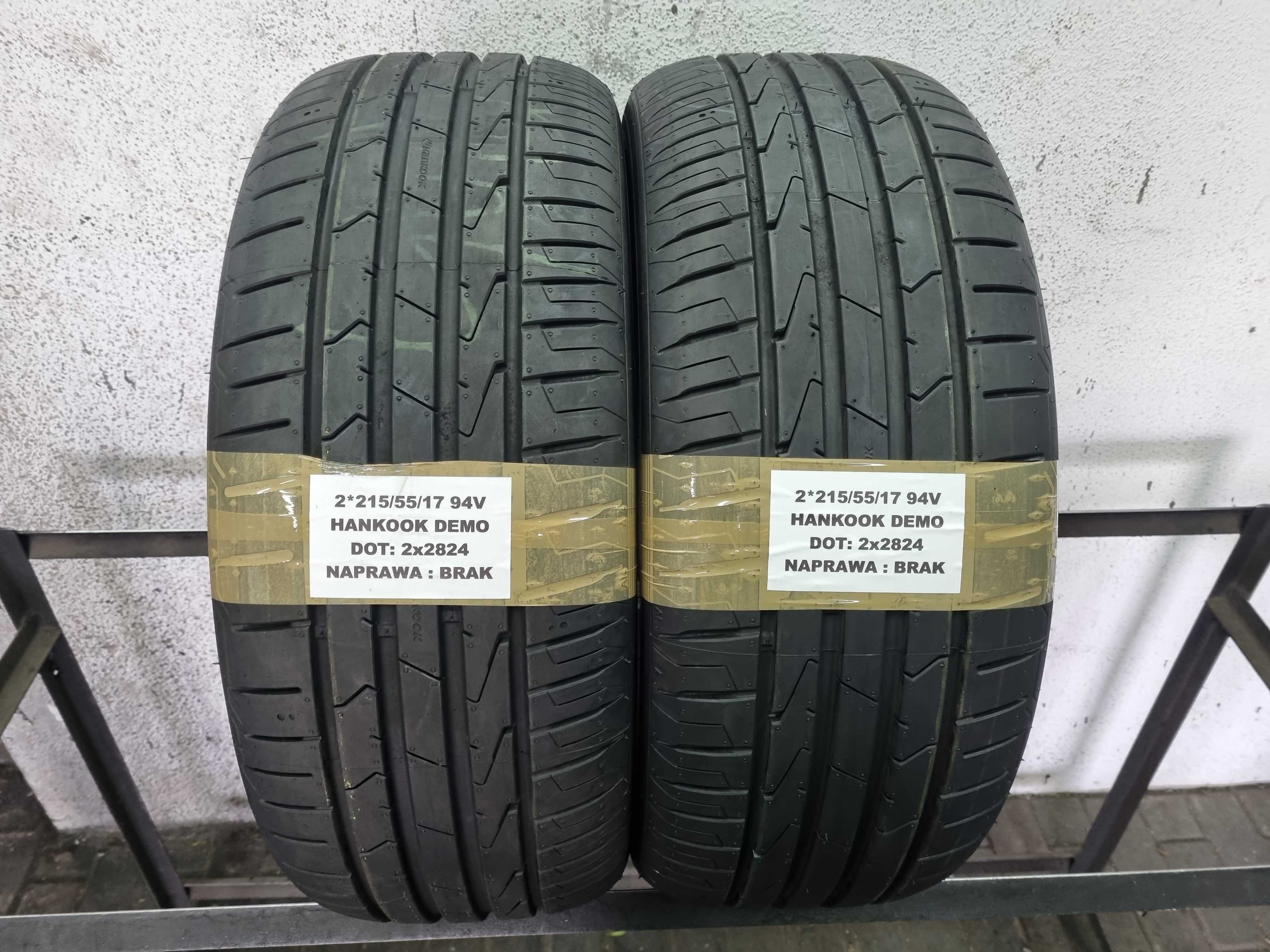 215/55/17 94V Hankook Ventus Prime 3 PARA OPON DEMO 2824