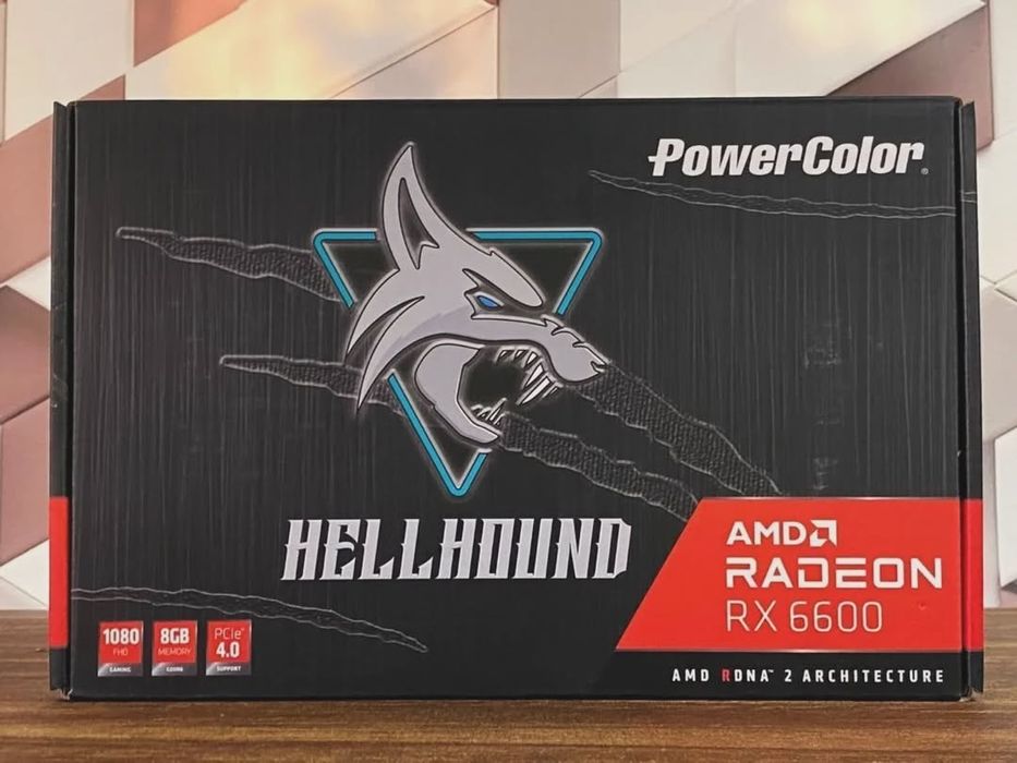 Видеокарта AMD PowerColor Hellhound RX 6600 8Gb