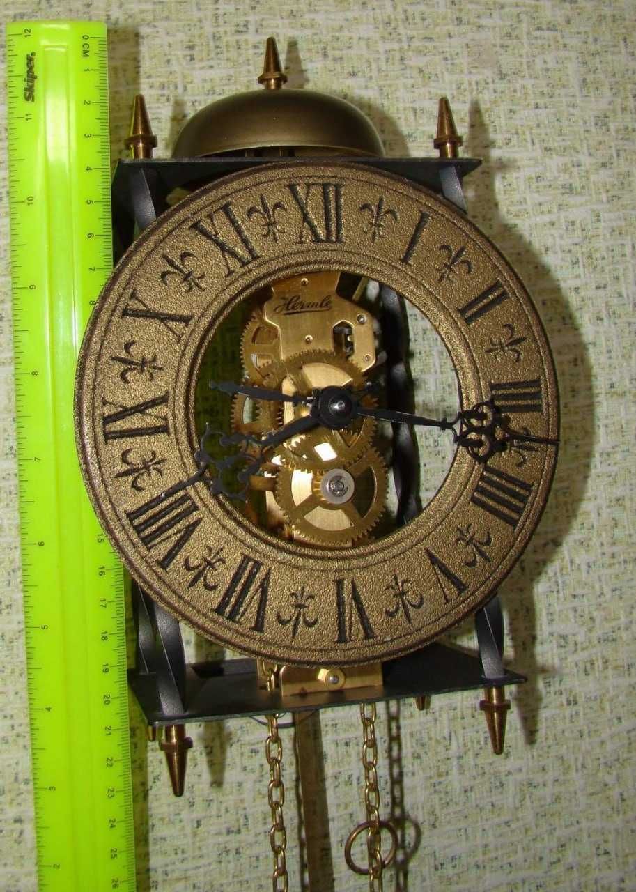 Настенные механические часы Hermle 701-781 Open Heart Skeleton