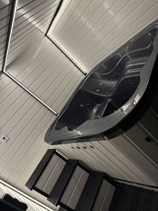 Sauna balia ogrodowa jacuzzi domowe spa domek letniskowy inwestycja