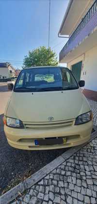 Toyota hiace a trabalhar sem problemas, carrinha de 6 lugares ( vito)