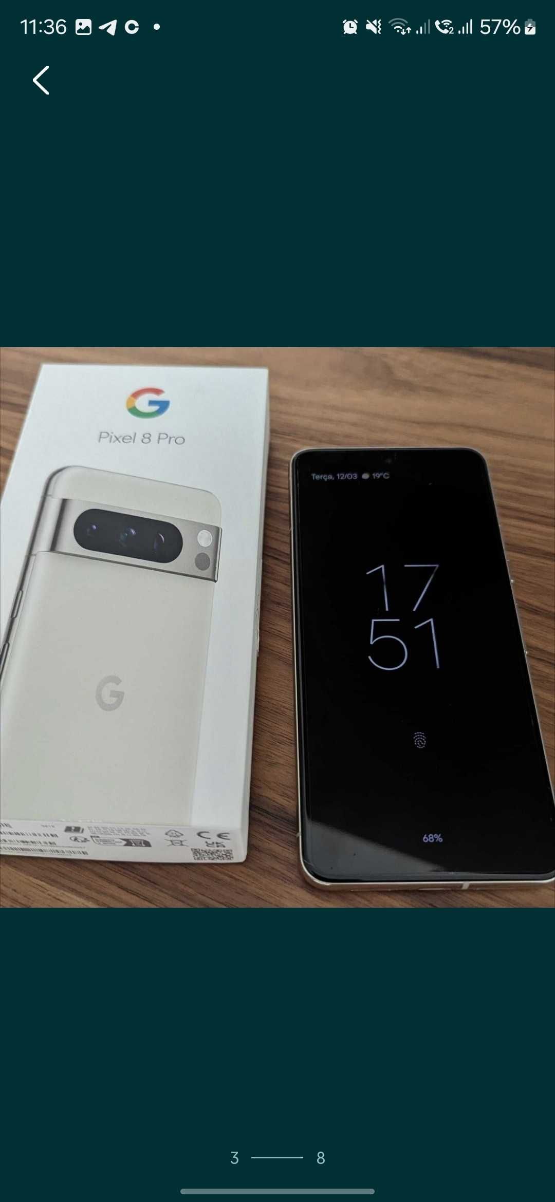 Google pixel 8 Pro 256gb garantia 2027