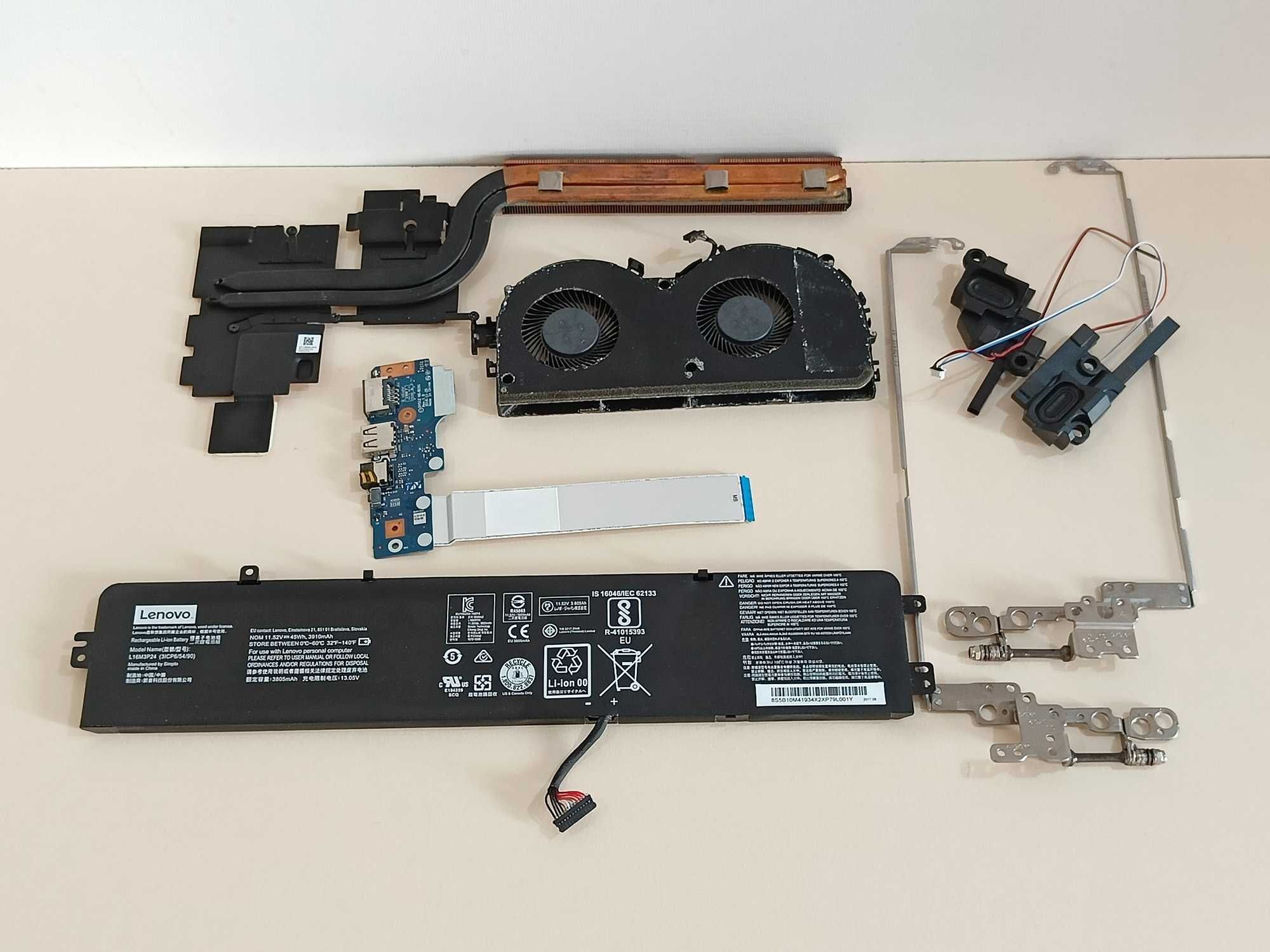 Lenovo Y520 15IKBN топкейс, рамка, кришка, охолодження, материнка