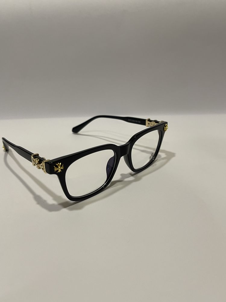 Очки Chrome Hearts Gold / Очки Хром Хартс золоті
