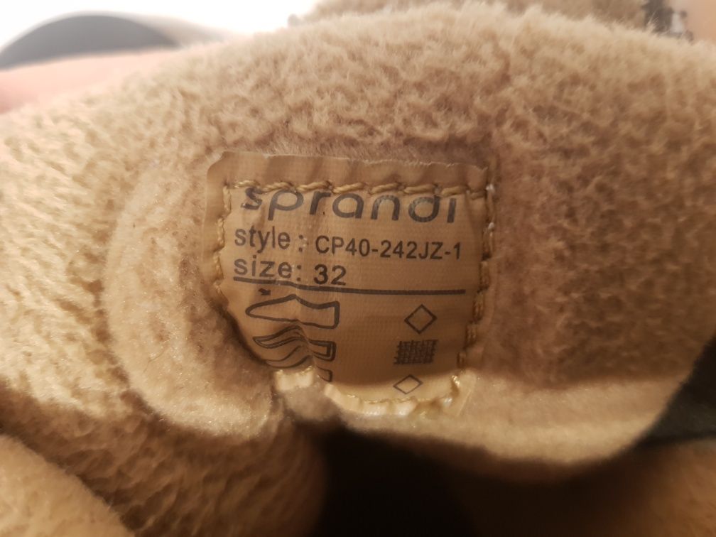 Buty ocieplane Sprandi dla chłopca 32