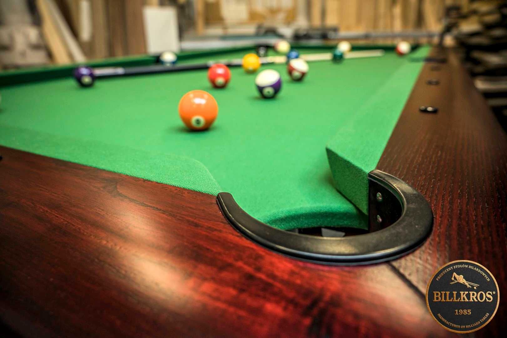 Bilard stół bilardowy Lider 8FT drewniany kamień BILLKROS - Producent