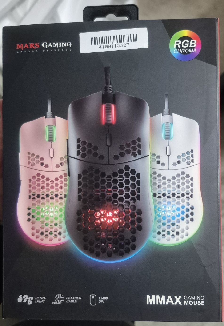 Rato Óptico Mars Gaming - Preto