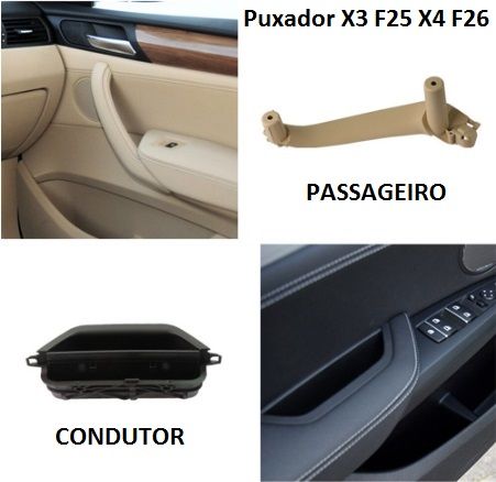 Puxador porta BMW SÉRIE 3/4/5/7 E90 F30 F32 E60 F10 G30 X1 X3 X4 X5 X6