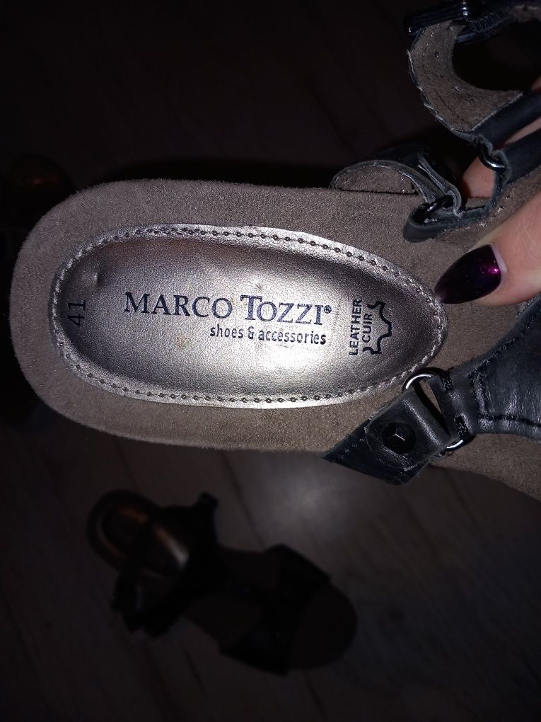 Sandały Marco Tozzi skóra