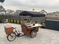 Rower Gastronomiczny coffe bike, Bogaty zestaw do pracy