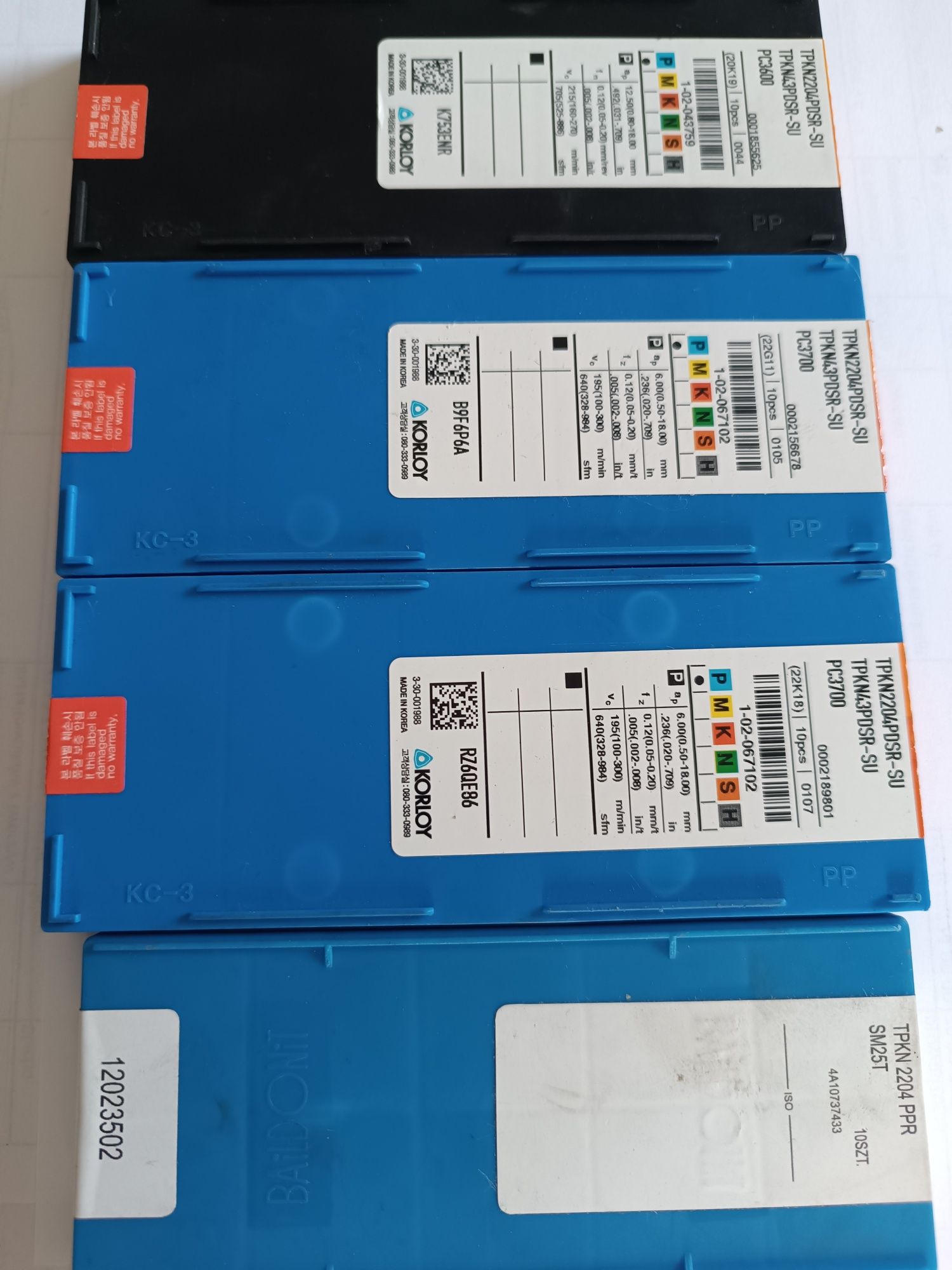 Płytki frezerskie TPKN 2204 ppr sm25t